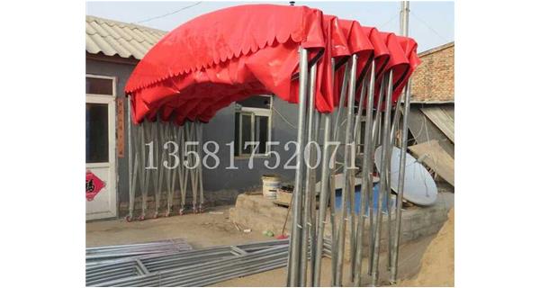 北京定制推拉雨棚 推拉遮阳篷 停車(chē)棚 加大轮临时仓库篷房可(kě)来厂區(qū)参观